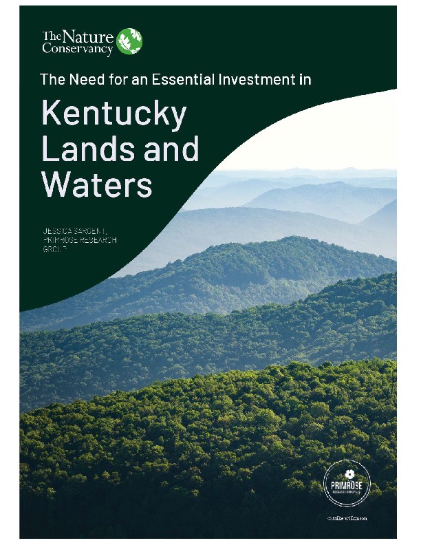 Kentucky environmental needs assessment. 