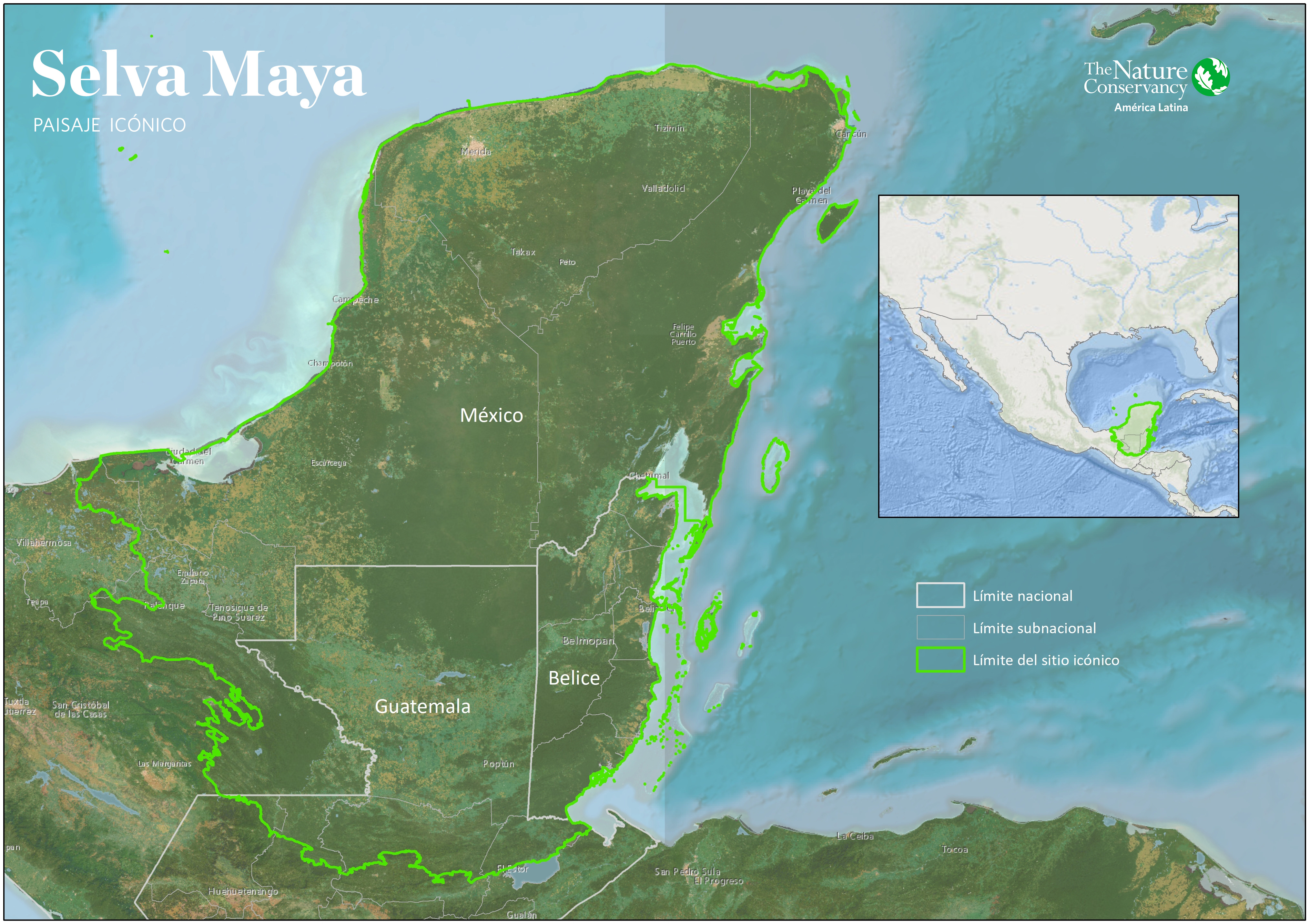 Mapa Selva Maya