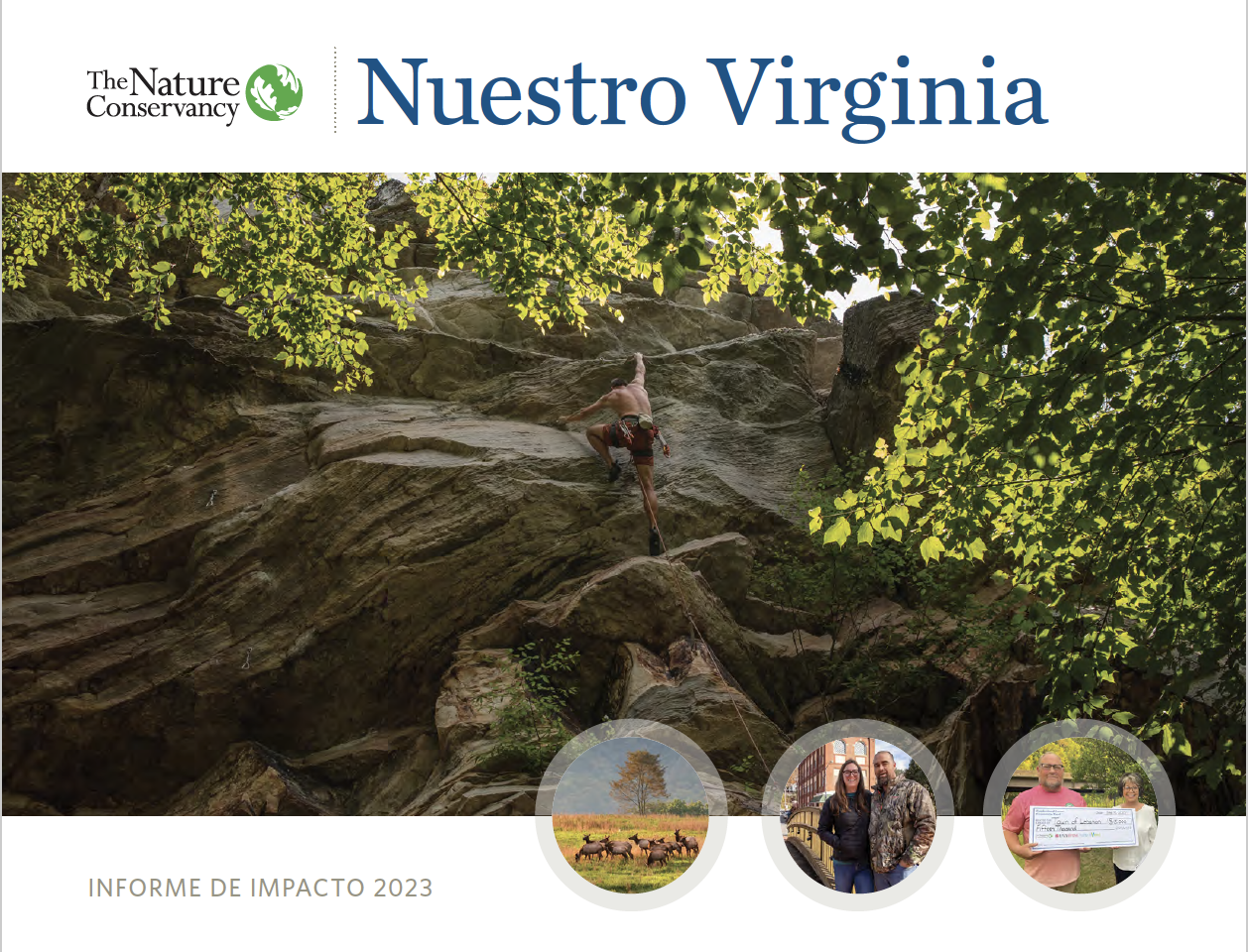 Cover of the 2022 Virginia Impact Report in Spanish.