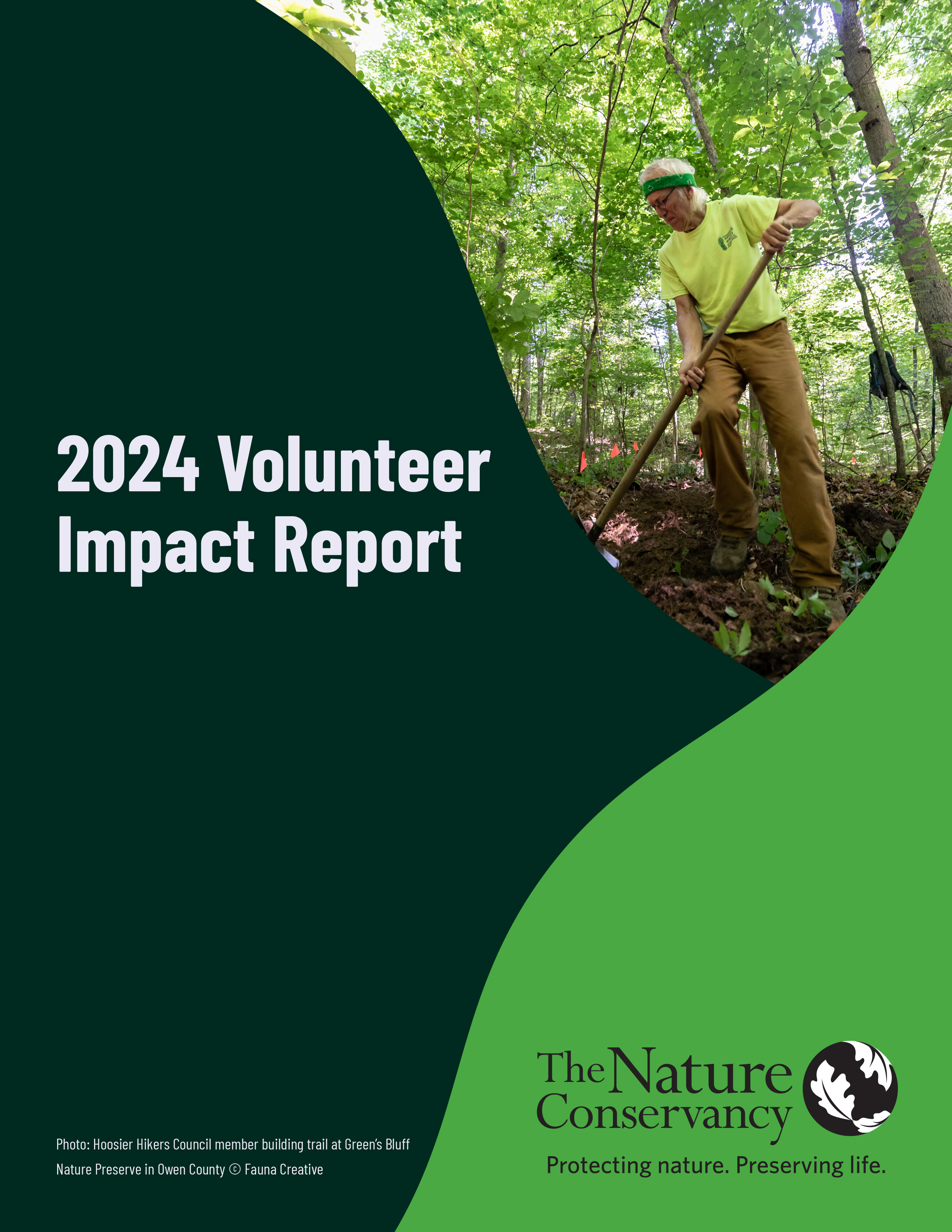 Cover for 2024 Volunteer Impact Report.