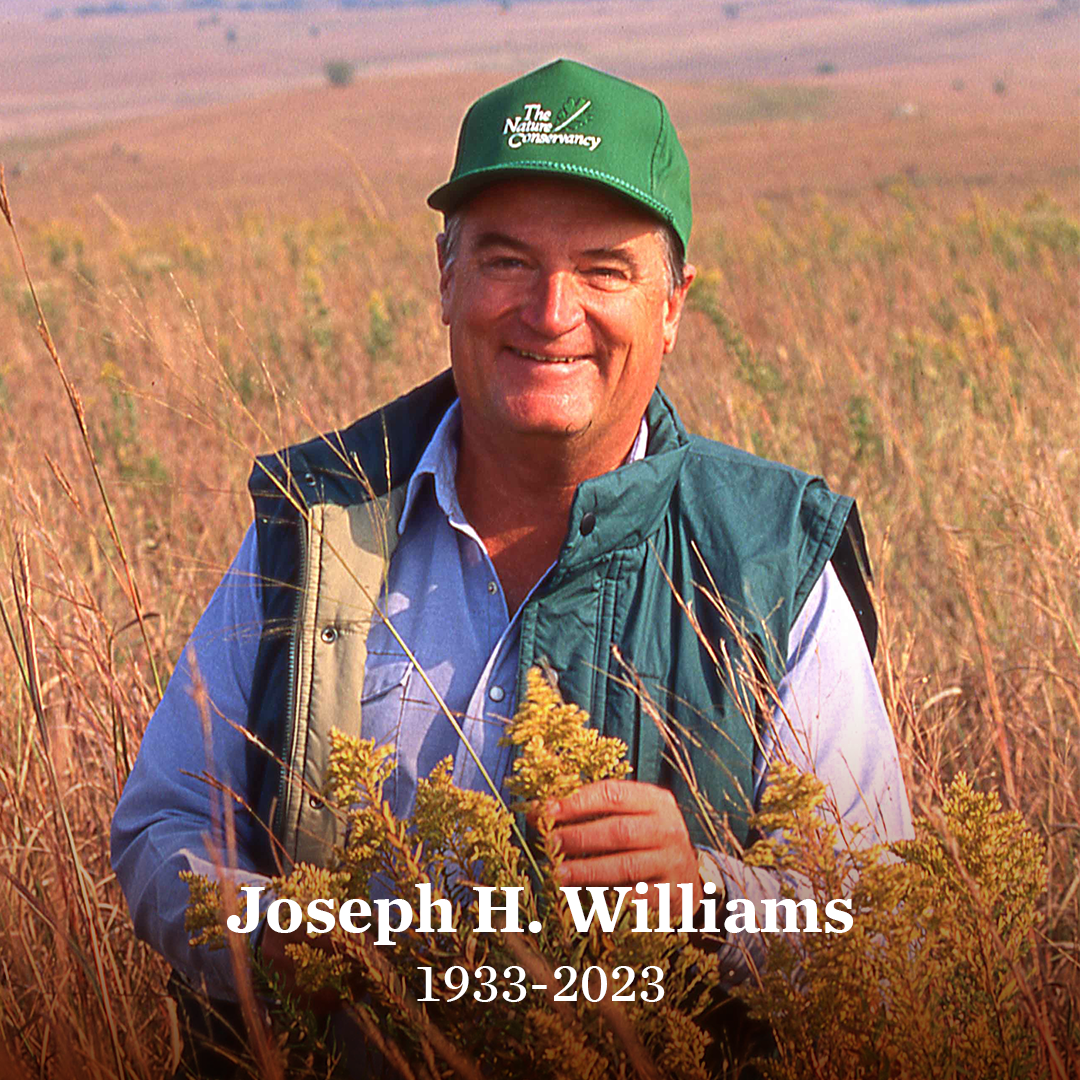 Joseph H. Williams headshot with his name and the dates 1933-2023 in a text overlay. 